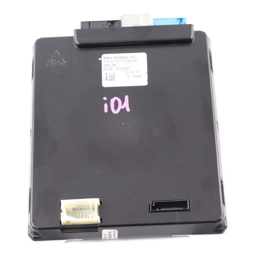 94Ah Battery Management Electronic Control Unit Module to BMW i3 I01 with Part number 8648060 BMW i3 I01 94Ah Battery Management Electronic Control Unit Module - SKU 8648060 - Part number 8648060