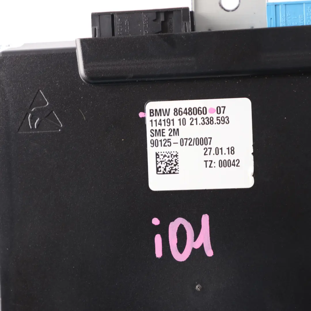 94Ah Battery Management Electronic Control Unit Module to BMW i3 I01 with Part number 8648060 BMW i3 I01 94Ah Battery Management Electronic Control Unit Module - SKU 8648060 - Part number 8648060