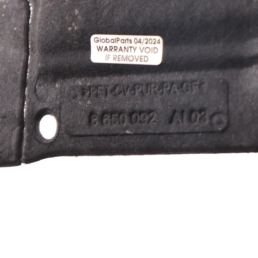 Electrical Machine Acoustic Cover Plate Left N/S BMW F45 Mini F60 - SKU 8650092 - Part number 8650092