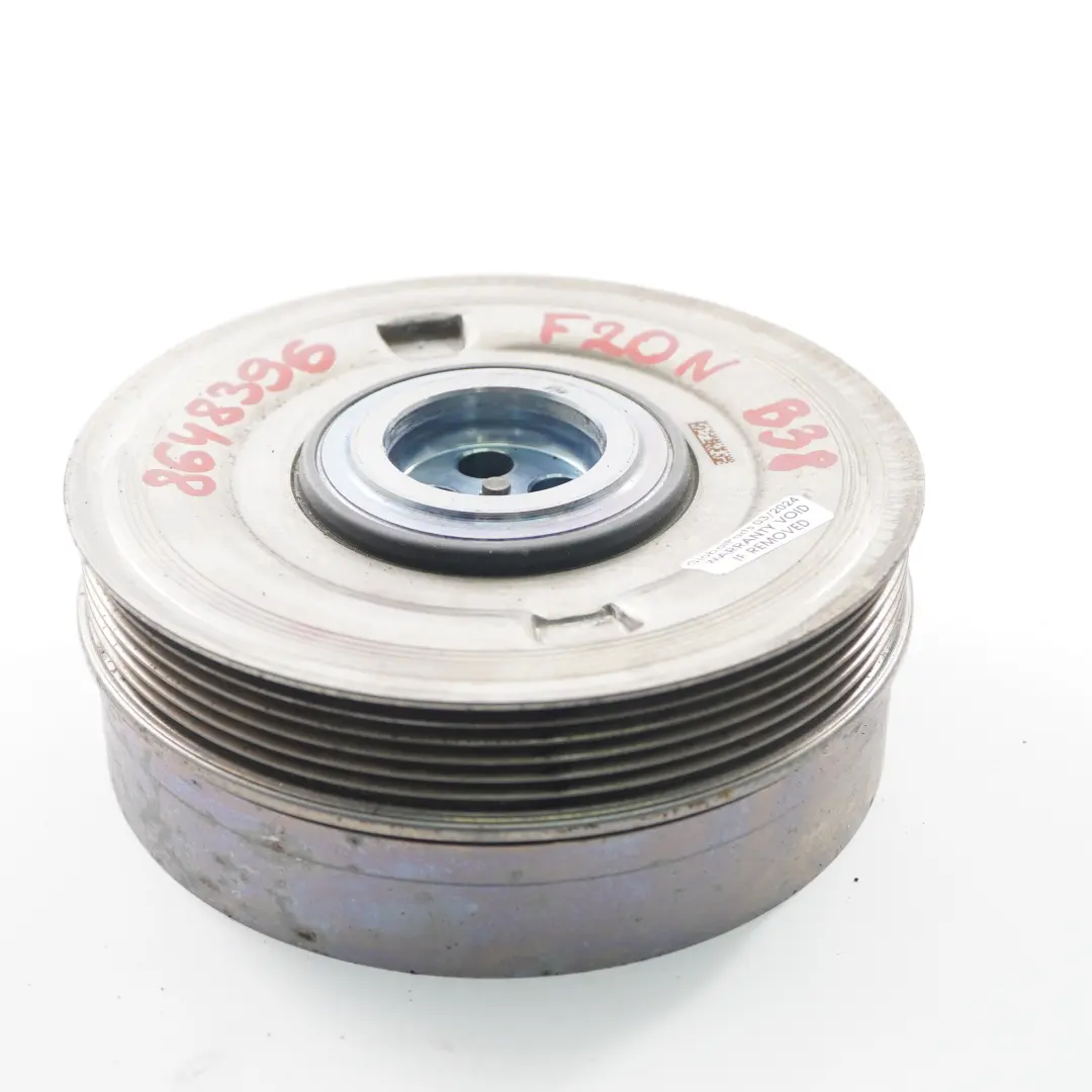 B38 Petrol Vibration Damper Pulley para BMW F20 F21 F30 F31 LCI con número de pieza 8648396 BMW F20 F21 F30 F31 LCI B38 Petrol Vibration Damper Pulley - SKU 8650996 - Número de pieza 8648396