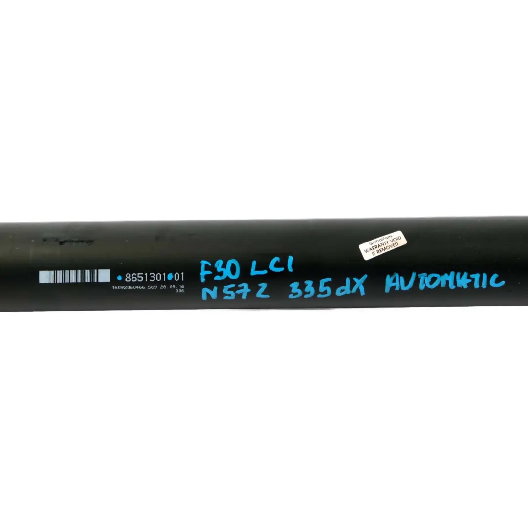 BMW F30 F32 330dX 335dX 430dX 435dX N57N N57Z xDrive Shaft Propshaft - SKU 8651301 - Part number 8651301