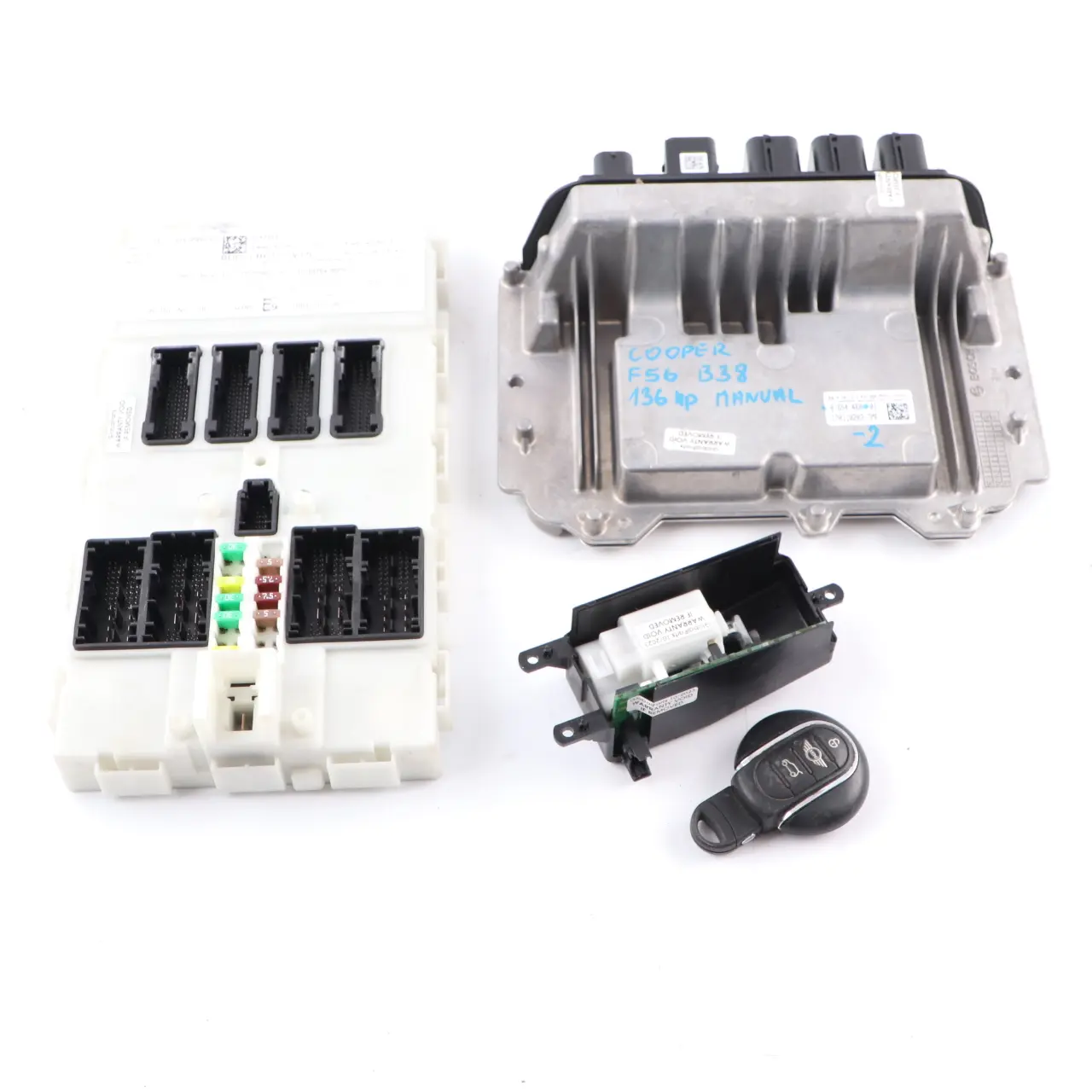 Mini Cooper F54 F55 136HP Gasolina B38 Motor ECU Kit DME 8654460 BDC Clave