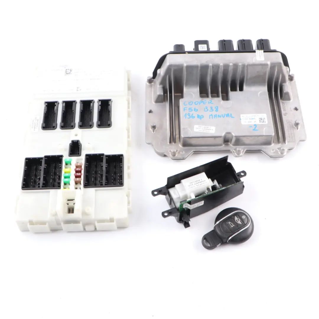 Mini Cooper F54 F55 136HP Petrol B38 Engine ECU Kit DME + BDC + Key - SKU 8654460-2 - Part number 8654460