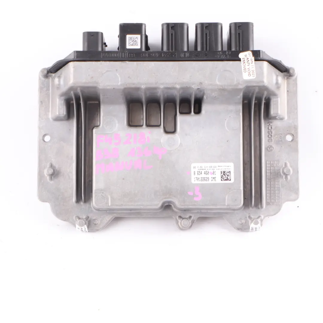136HP B38 Engine ECU Kit Unit DME BDC Key Lock Manual to BMW F45 218i with Part number 8654460 BMW F45 218i 136HP B38 Engine ECU Kit Unit DME BDC Key Lock Manual - SKU 8654460-3 - Part number 8654460