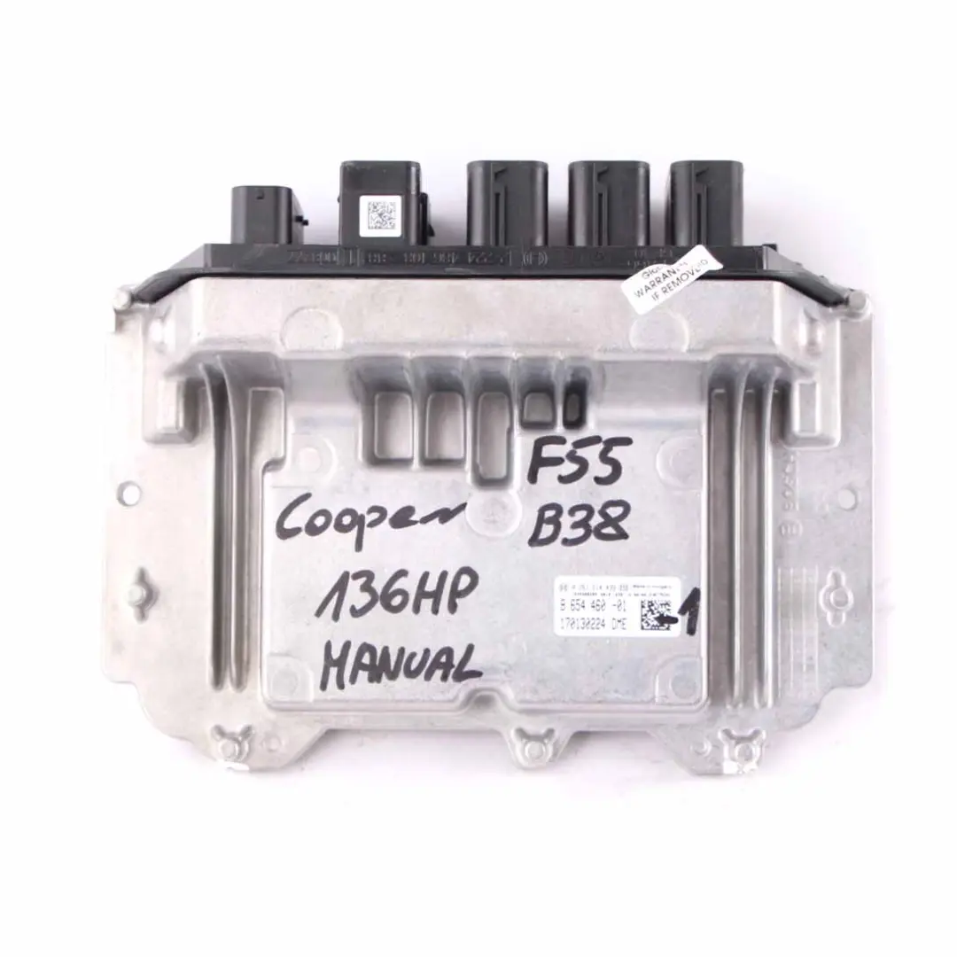 136HP Gasolina B38 Control del Motor ECU DME Manual para Mini Cooper F54 F55 con número de pieza 8654460 Mini Cooper F54 F55 136HP Gasolina B38 Control del Motor ECU DME Manual - SKU 8654460 - Número de pieza 8654460
