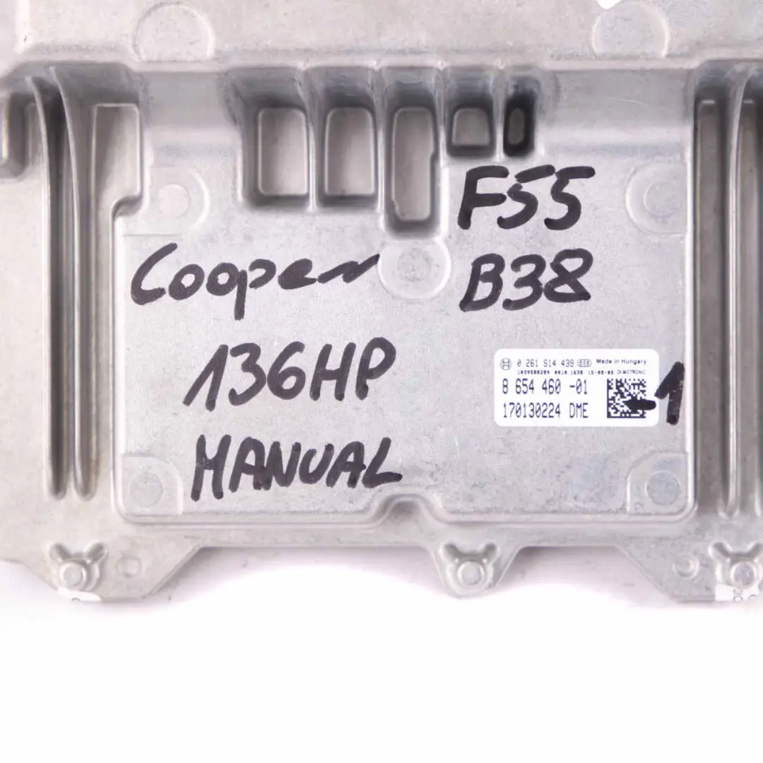 Mini Cooper F54 F55 136HP Benzin B38 Motorsteuerung DME Schaltgetriebe - SKU 8654460 - Teilenummer 8654460