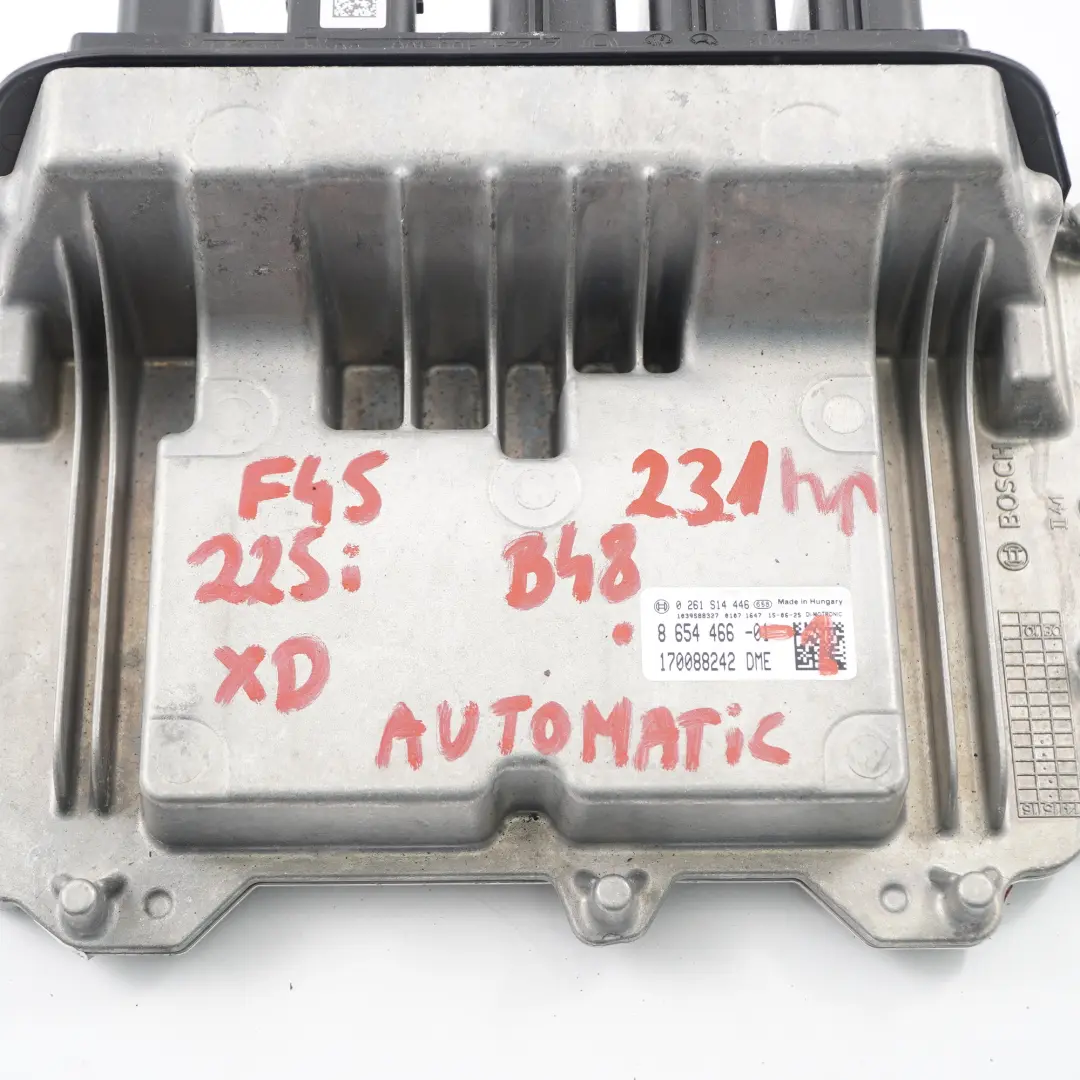 231HP B48 Motor ECU Kit Einheit DME BDC Schlüssel Automatik für BMW F45 225i mit Teilenummer 8654466 BMW F45 225i 231HP B48 Motor ECU Kit Einheit DME BDC Schlüssel Automatik - SKU 8654466-1 - Teilenummer 8654466