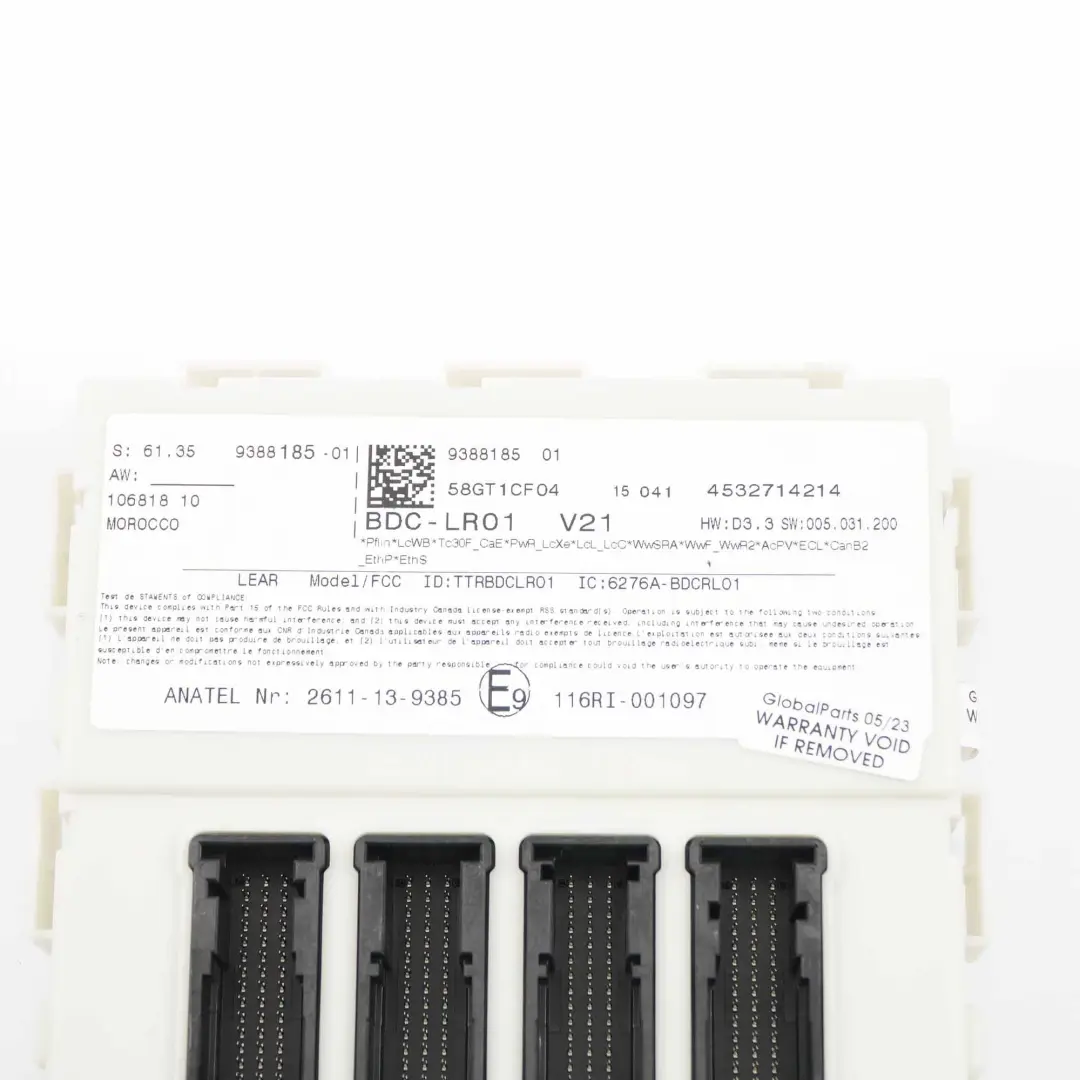 Mini Cooper F56 B38 1.5 136HP Petrol Engine ECU Kit DME BDC + Key Manual - SKU 8655106-2 - Part number 8655106