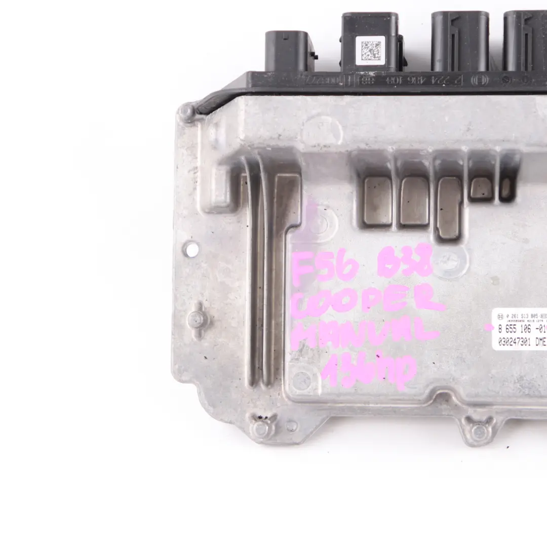 B38 1.5 136HP Motor Kit ECU DME BDC Clave Manual para Mini Cooper F56 con número de pieza 8655106 Mini Cooper F56 B38 1.5 136HP Motor Kit ECU DME BDC Clave Manual - SKU 8655106 - Número de pieza 8655106