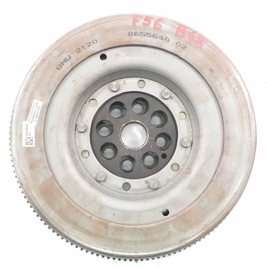 B46C B48C Gasolina Doble Volante Masa Caja Cambios para BMW F48 Mini F56 con número de pieza 8655640 BMW F48 Mini F56 B46C B48C Gasolina Doble Volante Masa Caja Cambios - SKU 8655640 - Número de pieza 8655640