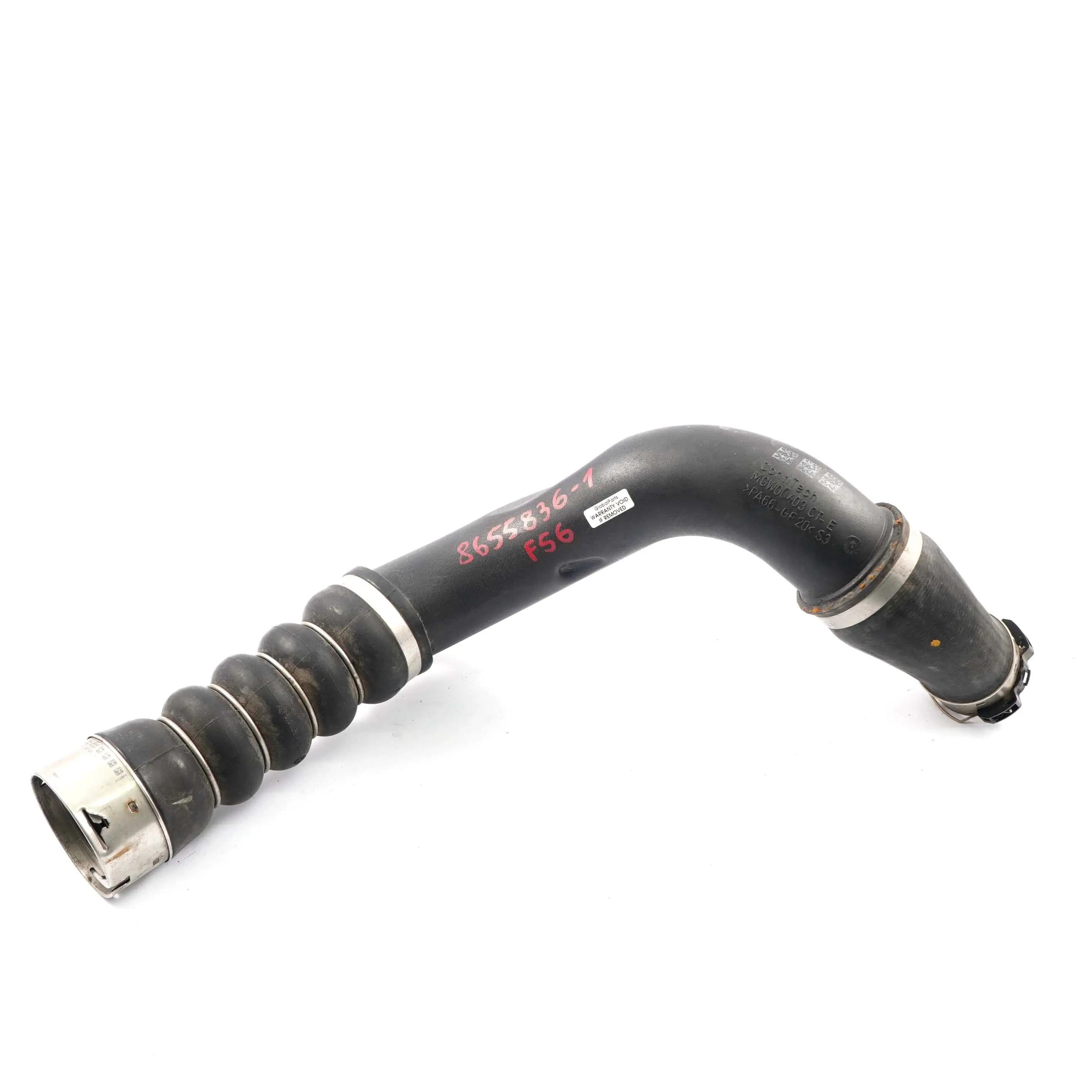 Turbo Charger tubo flessibile Mini F55 F56 benzina Intercooler Air tubo 8655836