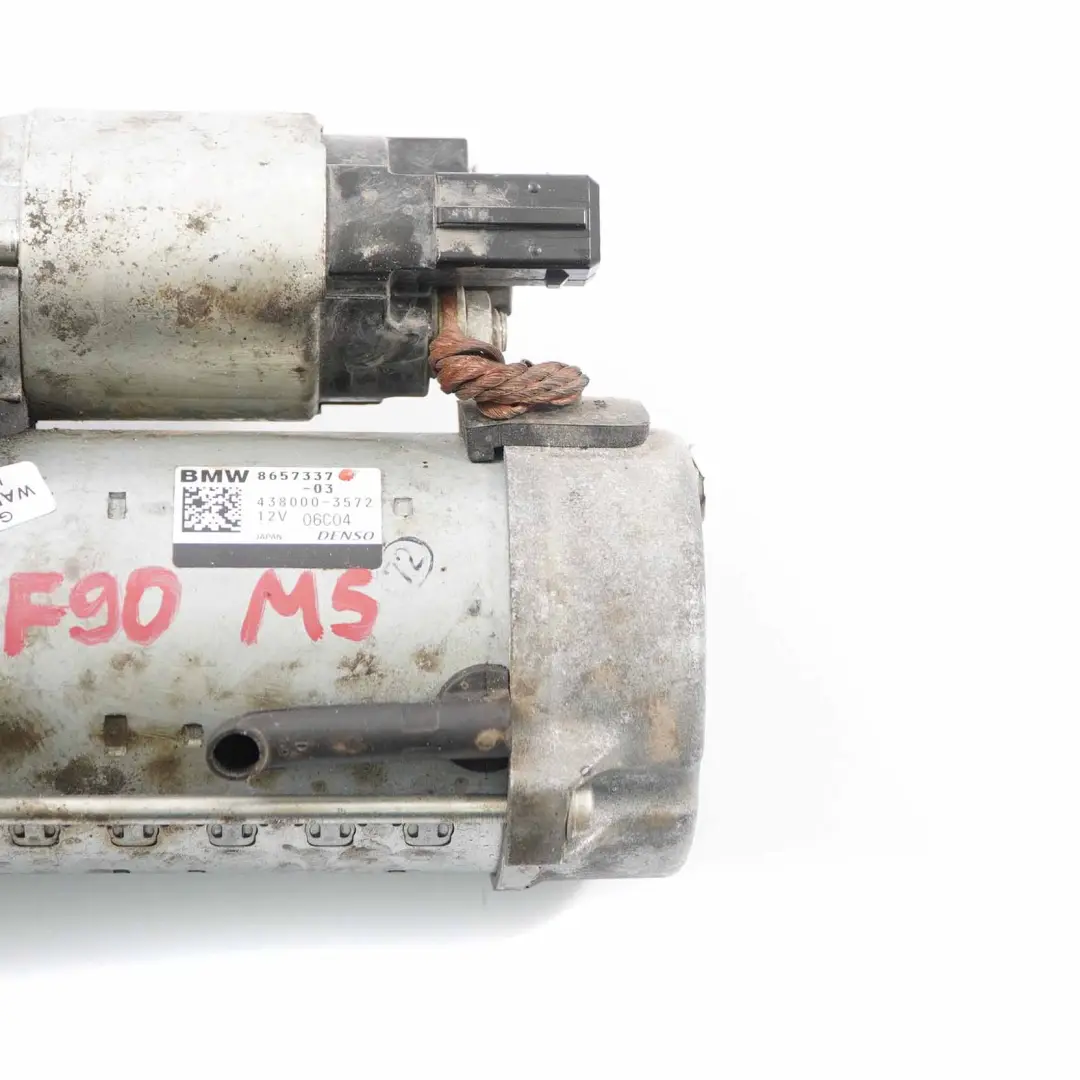  Starter Motor BMW F90 M5 G11 G30 Petrol Engine Starter Actuator DENSO - SKU 8657337 - Part number 8657337