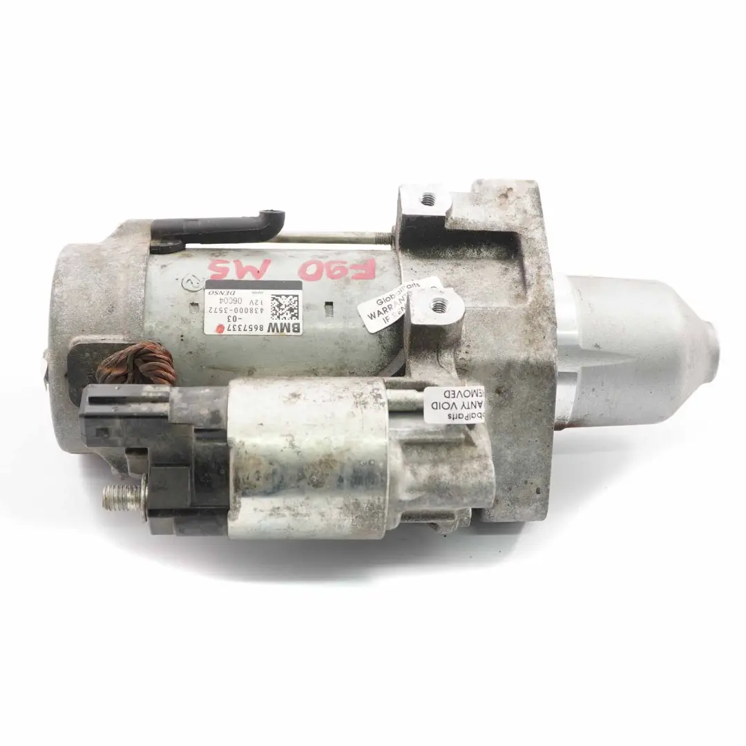 Motor de arranque BMW F90 M5 G11 G30 Gasolina Actuador DENSO para con número de pieza 8657337 Motor de arranque BMW F90 M5 G11 G30 Gasolina Actuador DENSO - SKU 8657337 - Número de pieza 8657337
