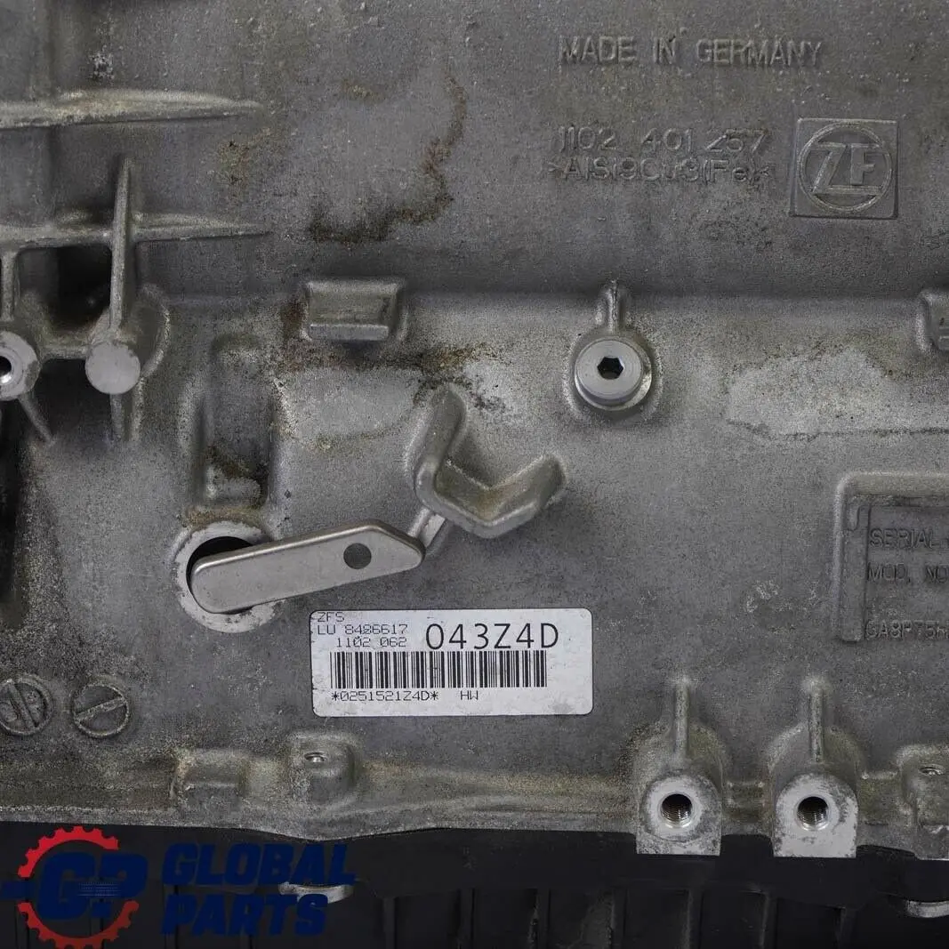 B48X Hybryda Skrzynia Biegów Automatyczna GA8P75HZ 8486617 do BMW F30 LCI 330e o numerze 8662237 BMW F30 LCI 330e B48X Hybryda Skrzynia Biegów Automatyczna GA8P75HZ 8486617 - SKU 8662237 - Numer Części 8662237