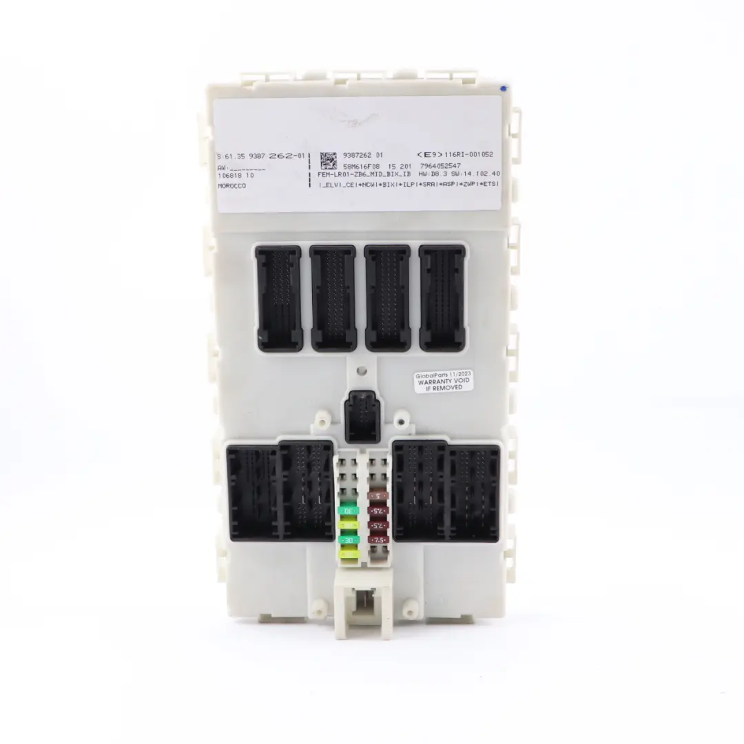 BMW F20 LCI 118i B38 136HP Engine ECU Kit DME + FEM + Key Automatic - SKU 8662411-2 - Part number 8662411
