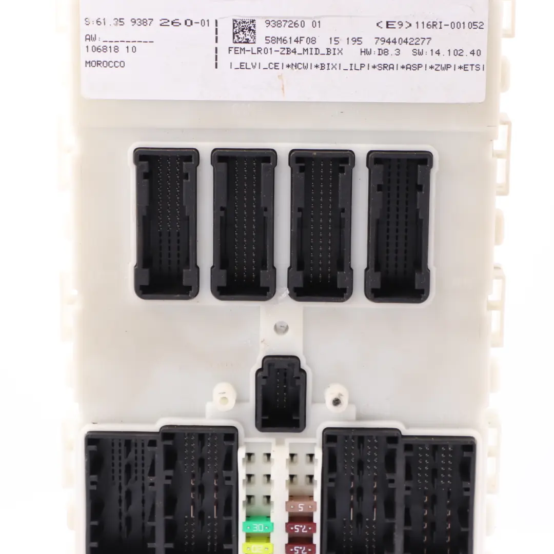 BMW F20 LCI 118i B38 136HP Engine ECU Kit DME + FEM + Keys Automatic - SKU 8662411-3 - Part number 8662411