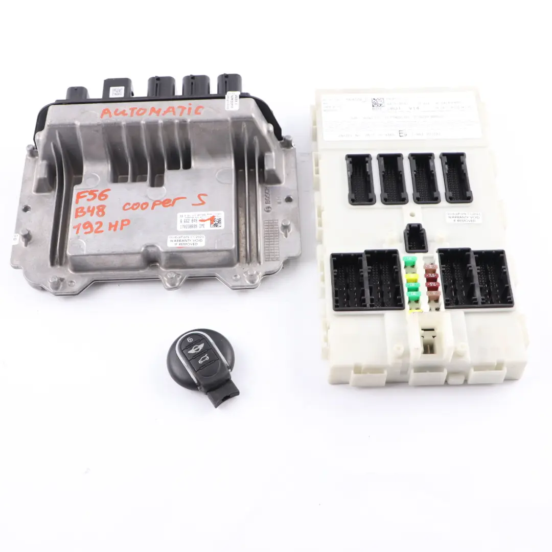 192HP Petrol Engine ECU Kit DME + BDC + Key to Mini Cooper S F55 F56 B48 with Part number 8662849 Mini Cooper S F55 F56 B48 192HP Petrol Engine ECU Kit DME + BDC + Key - SKU 8662849-1 - Part number 8662849