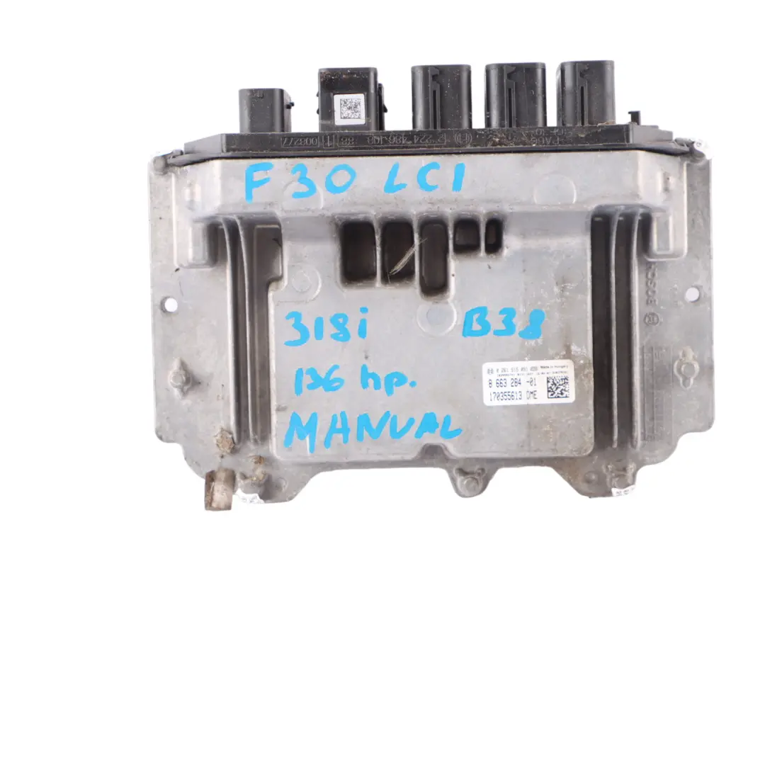 B38 136HP ECU Kit DME 136HP Key Lock FEM to BMW F20 LCI 118i F30 LCI 318i with Part number 8663284 BMW F20 LCI 118i F30 LCI 318i B38 136HP ECU Kit DME 136HP Key Lock FEM - SKU 8663284-2 - Part number 8663284
