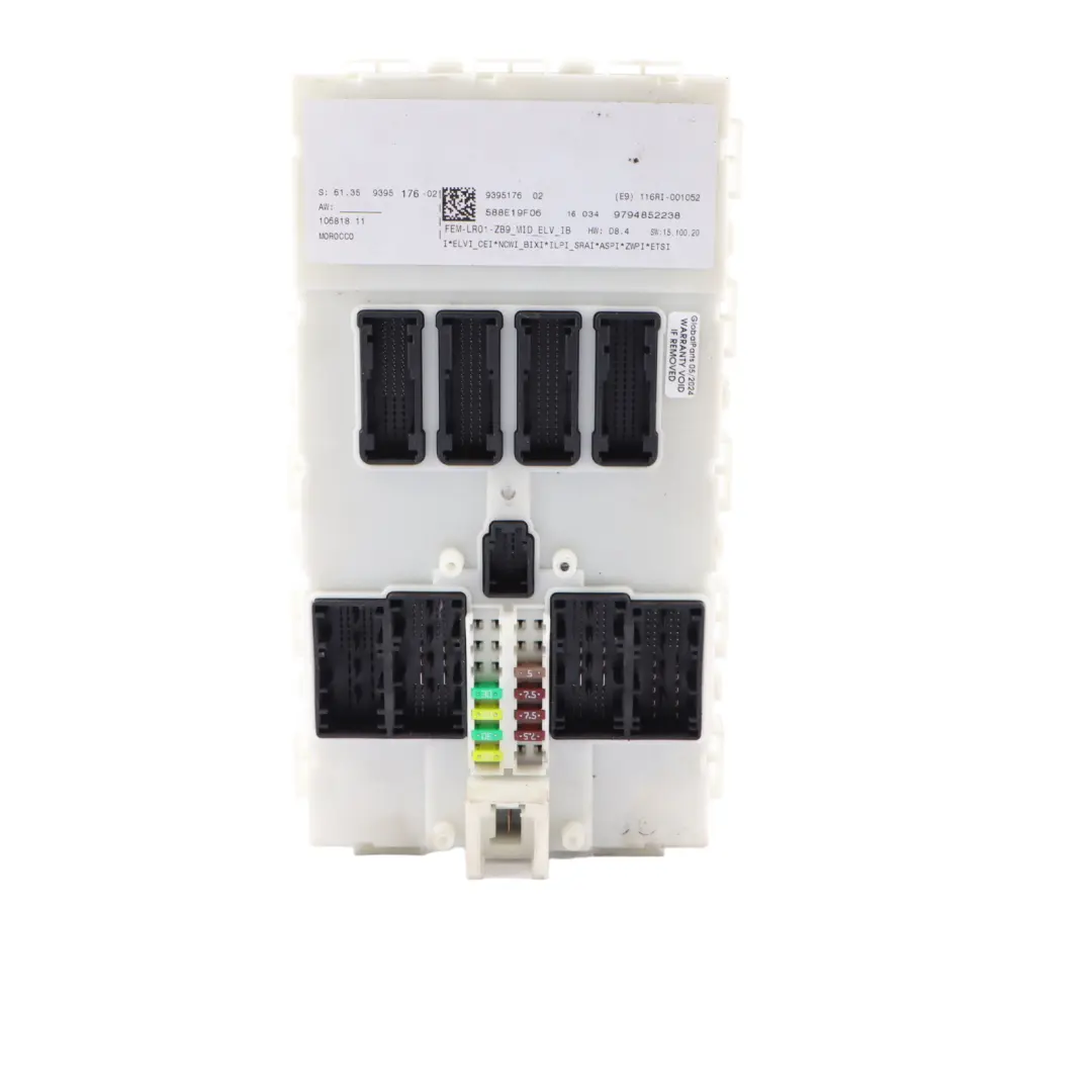 BMW F20 LCI 118i F30 LCI 318i B38 136HP ECU Kit DME 136HP Key Lock FEM - SKU 8663284-2 - Part number 8663284