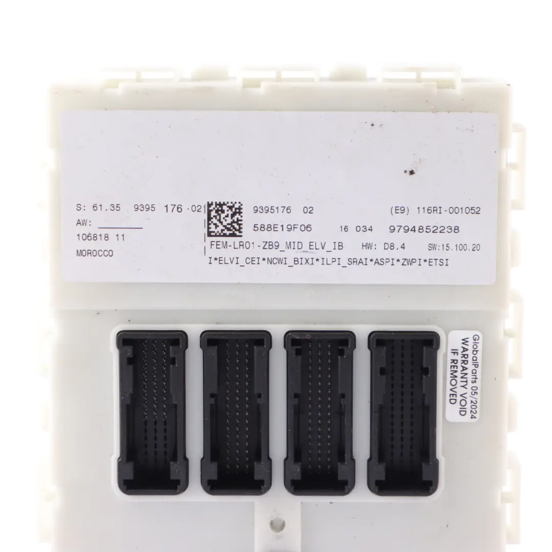 B38 136HP ECU Kit DME 136HP Key Lock FEM to BMW F20 LCI 118i F30 LCI 318i with Part number 8663284 BMW F20 LCI 118i F30 LCI 318i B38 136HP ECU Kit DME 136HP Key Lock FEM - SKU 8663284-2 - Part number 8663284