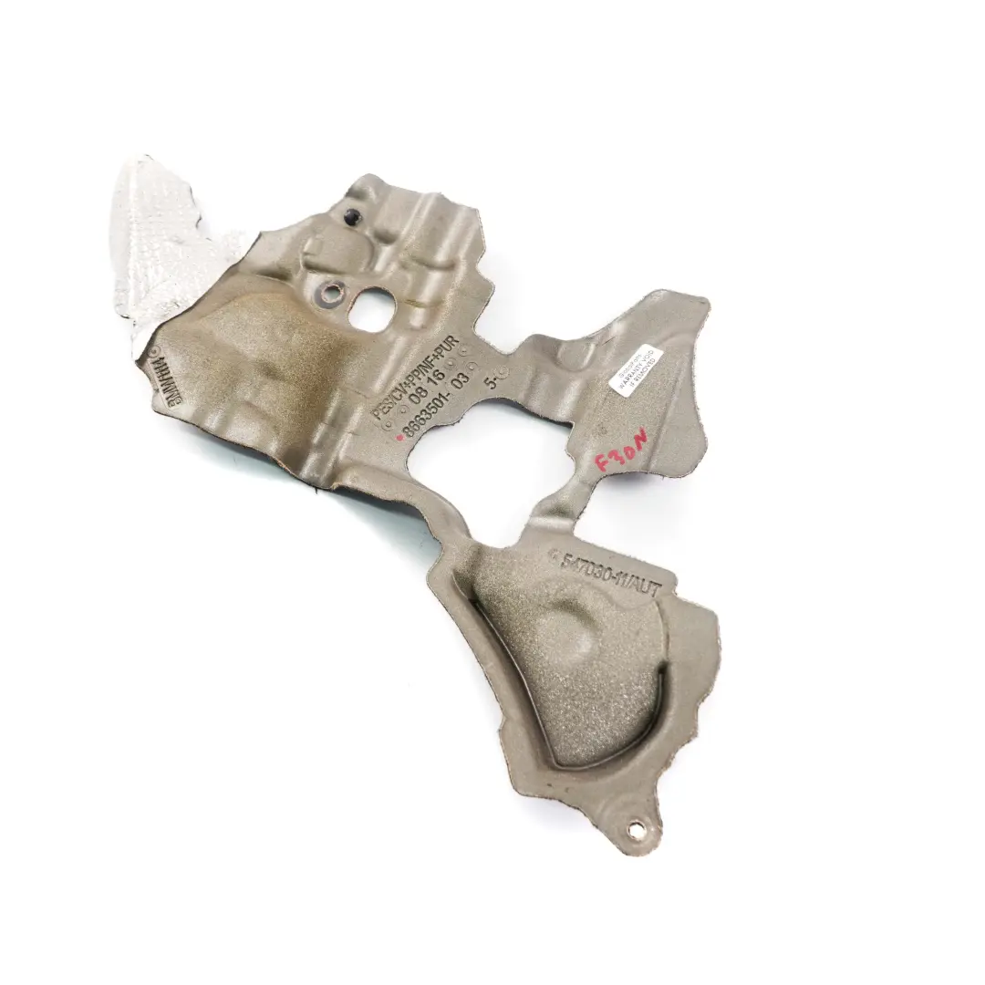 BMW F20 F21 F22 F30 F31 F32 LCI B48 Moteur Revetement Acoustique Arriere - SKU 8663501 - Numéro de pièce 8663501