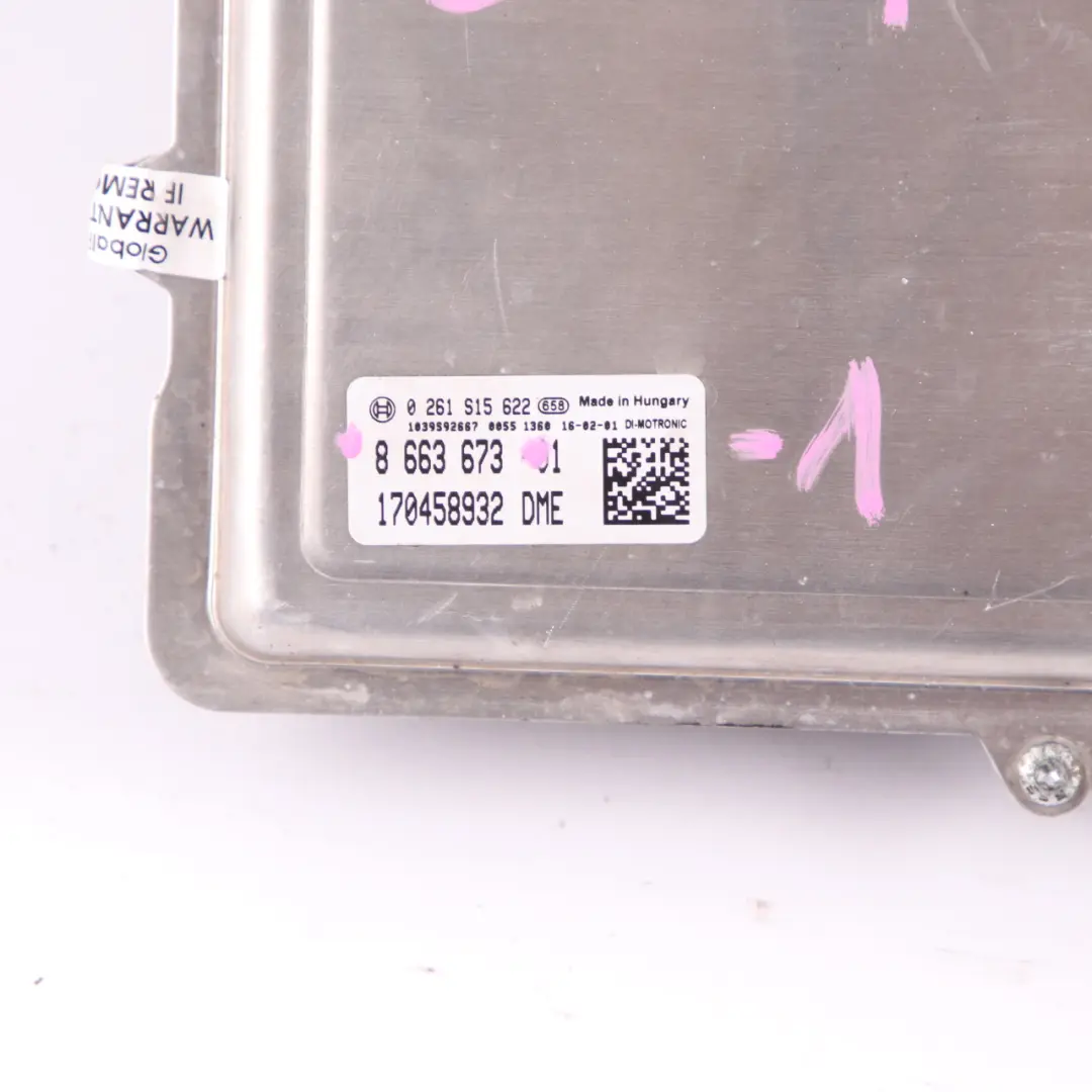 BMW F87 M2 370HP N55 Engine Control ECU Kit DME + FEM + Keys Twin Clutch - SKU 8663673-1 - Part number 8663673