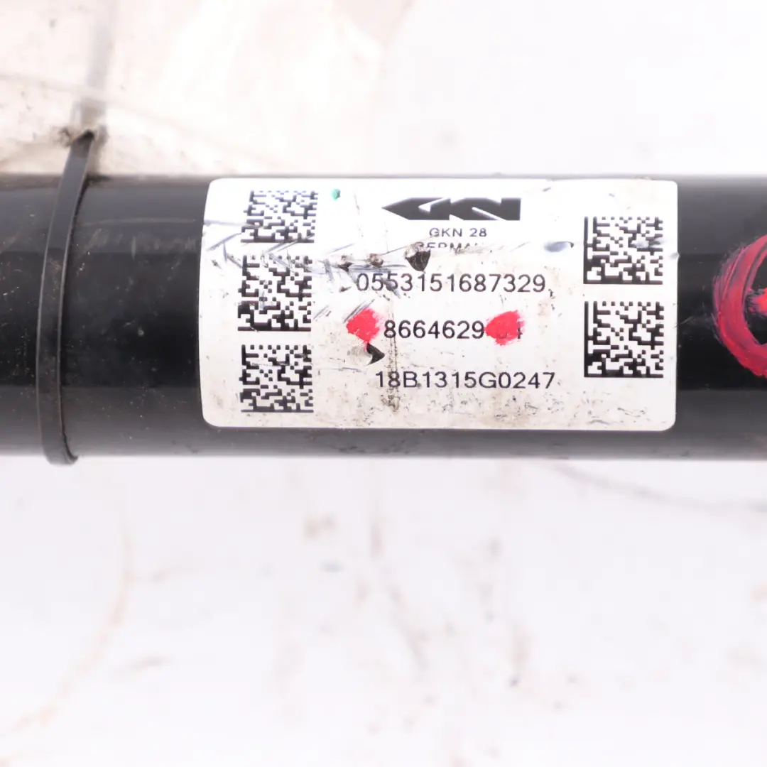 B57 Arbre de sortie de l'essieu arrière gauche pour BMW G30 G31 530d Diesel à propos du numéro de pièce 8664629 BMW G30 G31 530d Diesel B57 Arbre de sortie de l'essieu arrière gauche - SKU 8664629 - Numéro de pièce 8664629