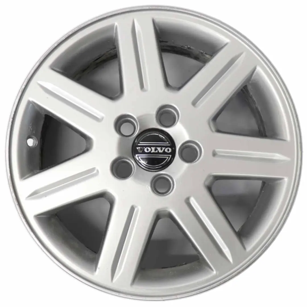 Cerchio in lega argento 16" ET:52,5 6,5J 7 Raggi per Volvo C30 S40 V50 con numero di parte 8665466 Volvo C30 S40 V50 Cerchio in lega argento 16" ET:52,5 6,5J 7 Raggi - SKU 8665466-1 - Numero di parte 8665466