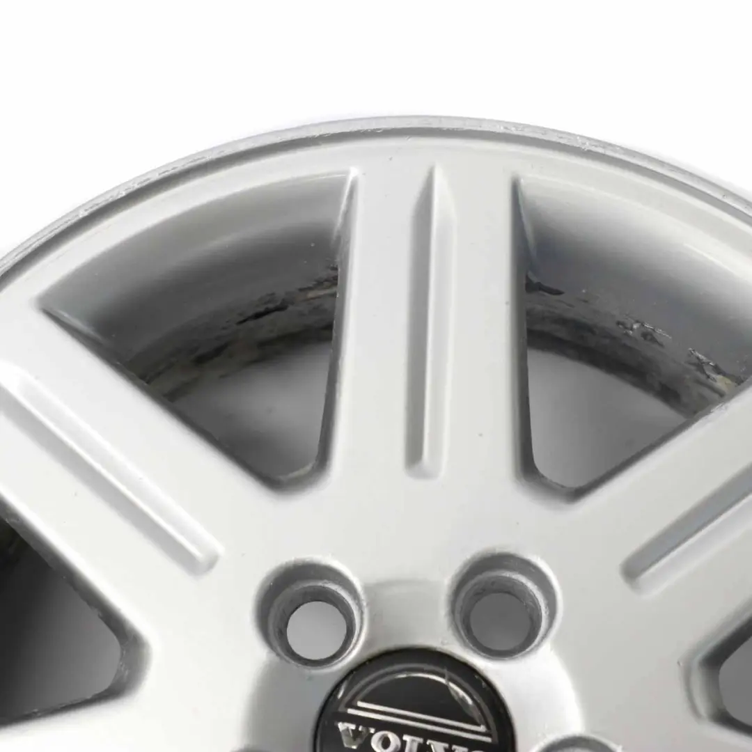Volvo C30 S40 V50 Silberne Leichtmetallfelge 16" ET:52,5 6,5J 7 Speichen - SKU 8665466-1 - Teilenummer 8665466