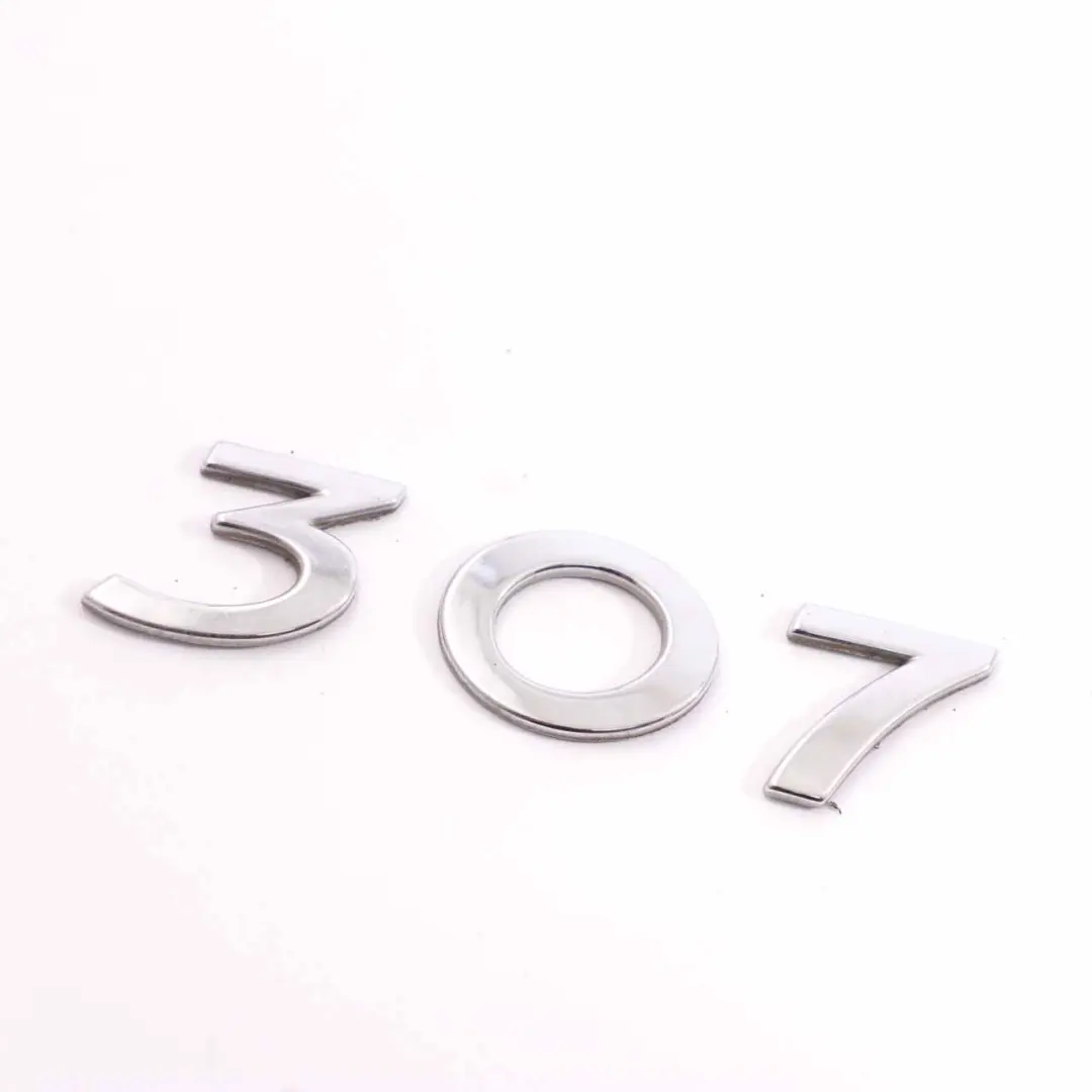 Emblema Baule Stivale Posteriore Portellone Badge Logo Lettering per Peugeot 307 con numero di parte 8665C1 Peugeot 307 Emblema Baule Stivale Posteriore Portellone Badge Logo Lettering - SKU 8665C1 - Numero di parte 8665C1