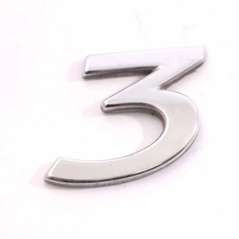 Peugeot 307 Emblema Baule Stivale Posteriore Portellone Badge Logo Lettering - SKU 8665C1 - Numero di parte 8665C1