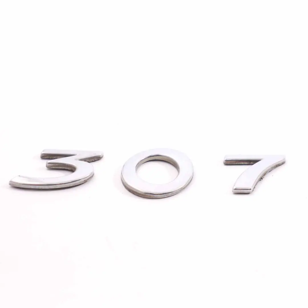 Peugeot 307 Trunk Emblem Rear Boot Tailgate Badge Logo Lettering Adhered - SKU 8665C1 - Part number 8665C1
