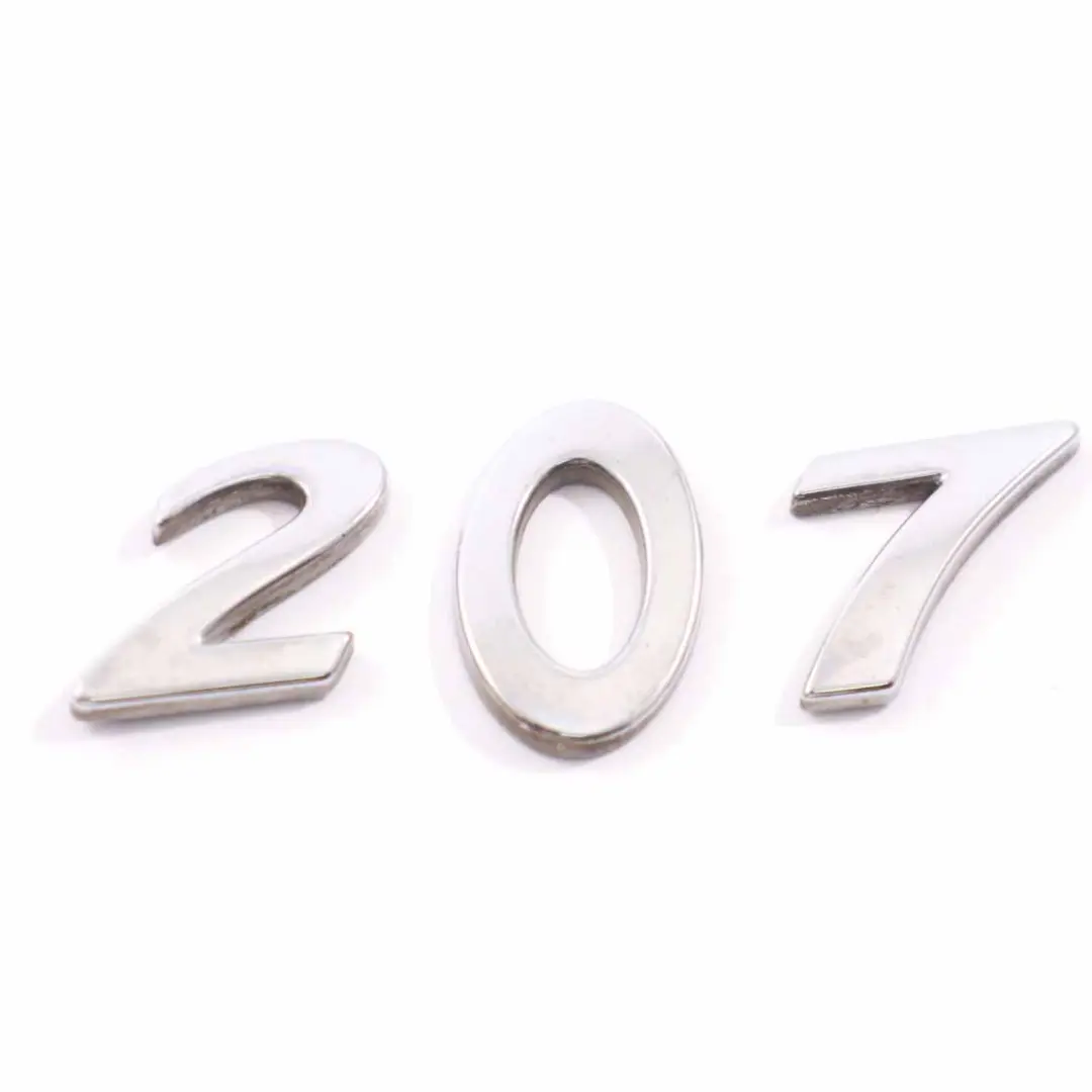 Peugeot 207 Emblema Maletero Trasero Insignia Logotipo Adherido - SKU 8665PV - Número de pieza 8665PV