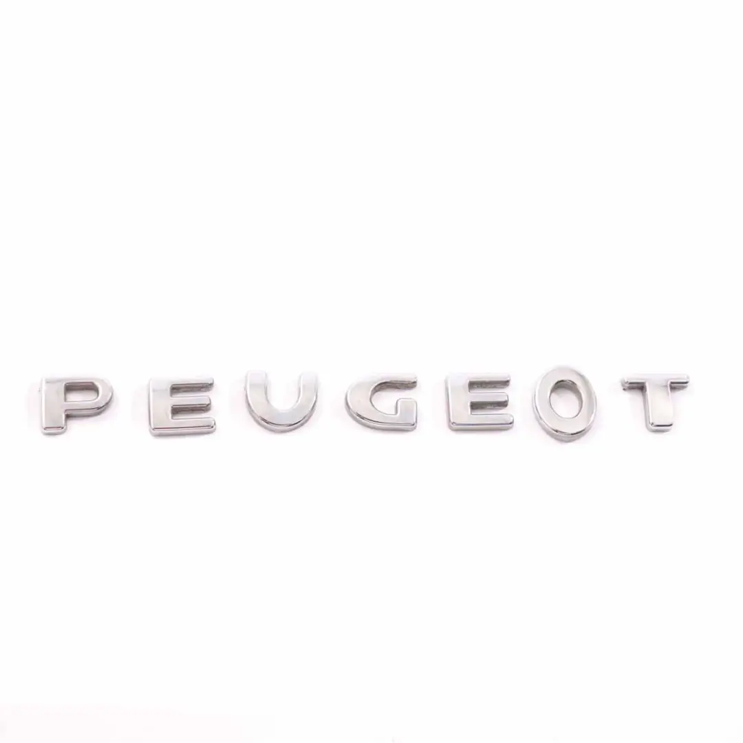 Peugeot 207 Emblema Baule Portellone posteriore Badge Logo Aderente - SKU 8665PW - Numero di parte 8665PW