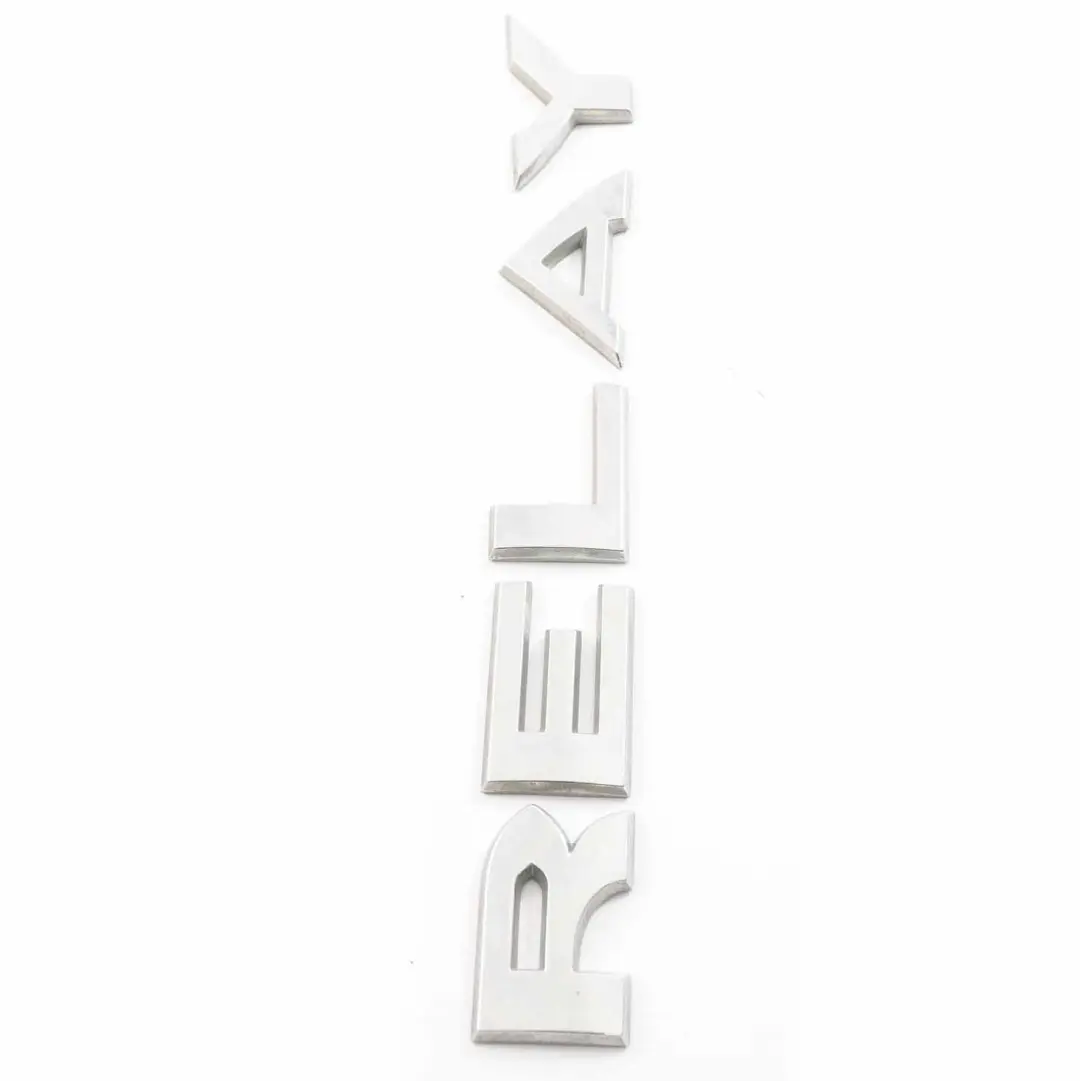 Citroen Relay Emblème Porte Arrière Coffre Hayon Lettrage Adhered Relay pour à propos du numéro de pièce 8665Y0 Citroen Relay Emblème Porte Arrière Coffre Hayon Lettrage Adhered Relay - SKU 8665Y0 - Numéro de pièce 8665Y0