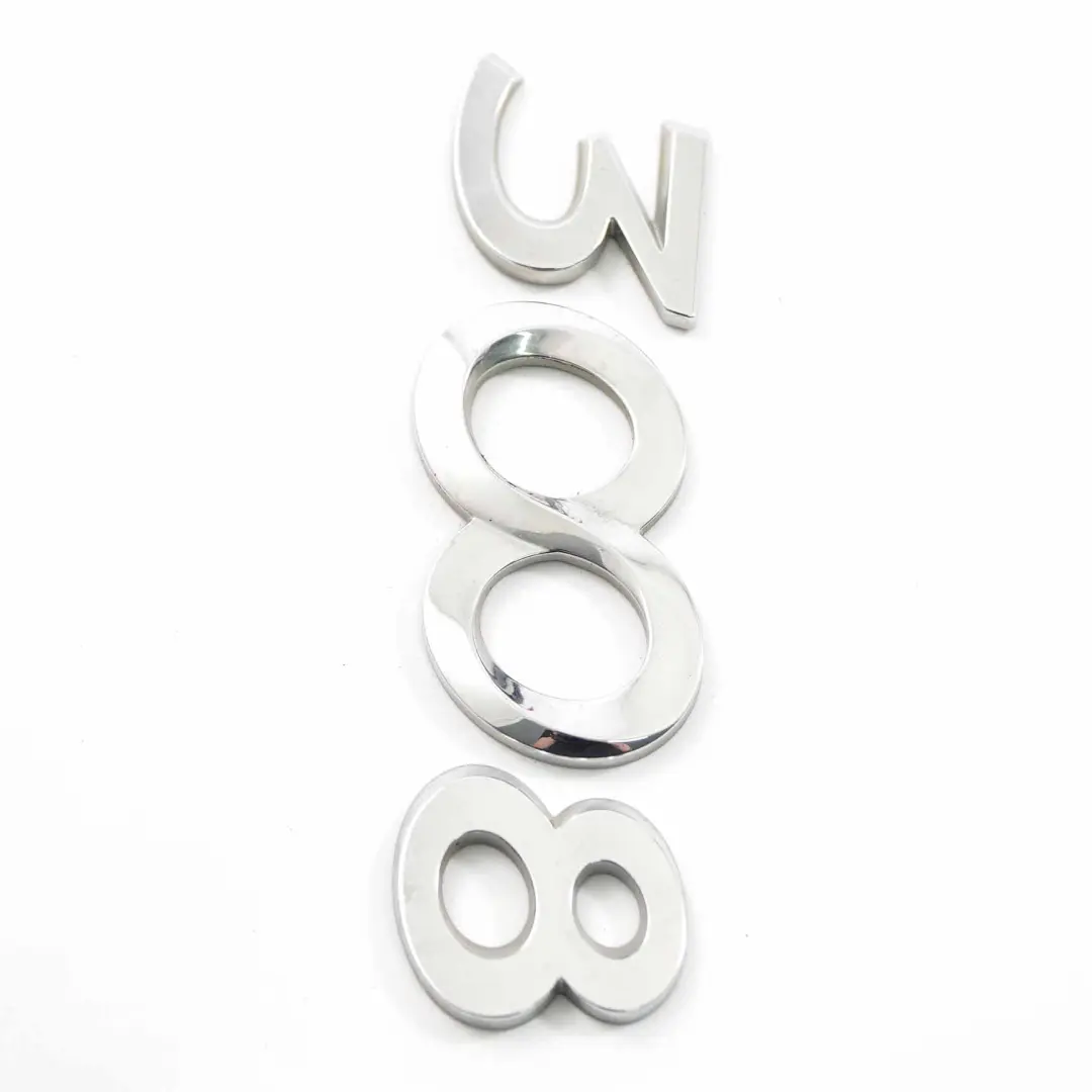  Emblema bagagliaio Peugeot 3008 Portellone posteriore Lettera Aderita Emblema - SKU 8666 71 - Numero di parte 8666 71