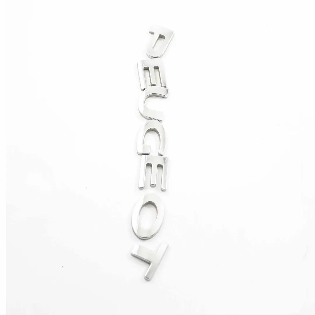 Trunk Emblem Lettering Peugeot 3008 Rear Boot Tailgate Adhered Emblem to with Part number 8666 72 Trunk Emblem Lettering Peugeot 3008 Rear Boot Tailgate Adhered Emblem - SKU 8666 72 - Part number 8666 72