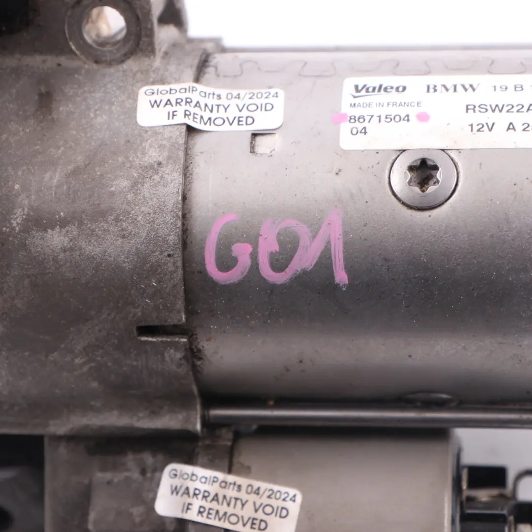  Starter BMW G20 G21 G30 G31 G01 Engine Starter Motor - SKU 8671504 - Part number 8671504