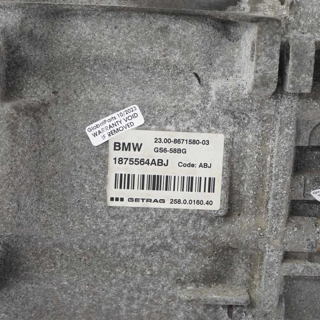 B38B B38C Manual Gearbox ABJ WARRANTY Mini Cooper One F55 F56 F57 Petrol - SKU 8671580 - Part number 8671580