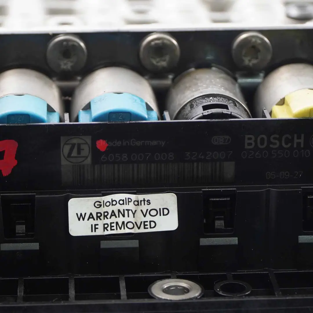 Mechatronics BMW E60 E85 E87 E90 Drive Automatic Gearbox GA6HP19Z 0260550010 to with Part number 8671627 Mechatronics BMW E60 E85 E87 E90 Drive Automatic Gearbox GA6HP19Z 0260550010 - SKU 8671627 - Part number 8671627