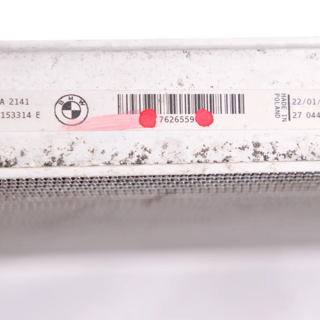 Water Radiator BMW F10 F11 LCI 528i N20 Engine Coolant Cooler Unit 7626559 to with Part number 8672010 Water Radiator BMW F10 F11 LCI 528i N20 Engine Coolant Cooler Unit 7626559 - SKU 8672010 - Part number 8672010