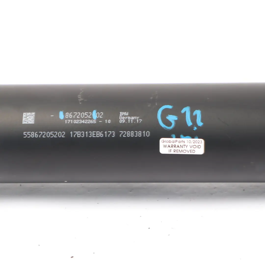 Propshaft BMW G11 740dX B57 Diesel Drive Prop Shaft xDrive Automatic to with Part number 8672052 Propshaft BMW G11 740dX B57 Diesel Drive Prop Shaft xDrive Automatic - SKU 8672052 - Part number 8672052