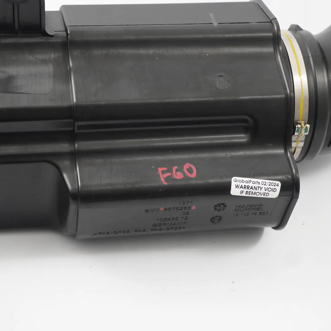 BMW F40 X2 F39 Mini F54 LCI F60 B48E Tuyau d'admission d'air Résonateur - SKU 8675263 - Numéro de pièce 8675263