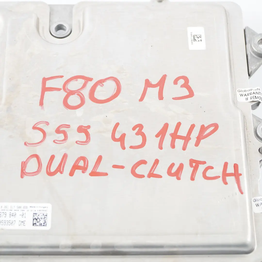 431HP Modulo Unità Motore ECU DME Doppia Frizione per BMW F80 M3 F82 F83 M4 con numero di parte 8679840 BMW F80 M3 F82 F83 M4 431HP Modulo Unità Motore ECU DME Doppia Frizione - SKU 8679840 - Numero di parte 8679840