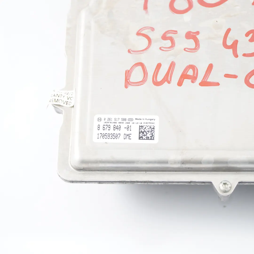 431HP Modulo Unità Motore ECU DME Doppia Frizione per BMW F80 M3 F82 F83 M4 con numero di parte 8679840 BMW F80 M3 F82 F83 M4 431HP Modulo Unità Motore ECU DME Doppia Frizione - SKU 8679840 - Numero di parte 8679840
