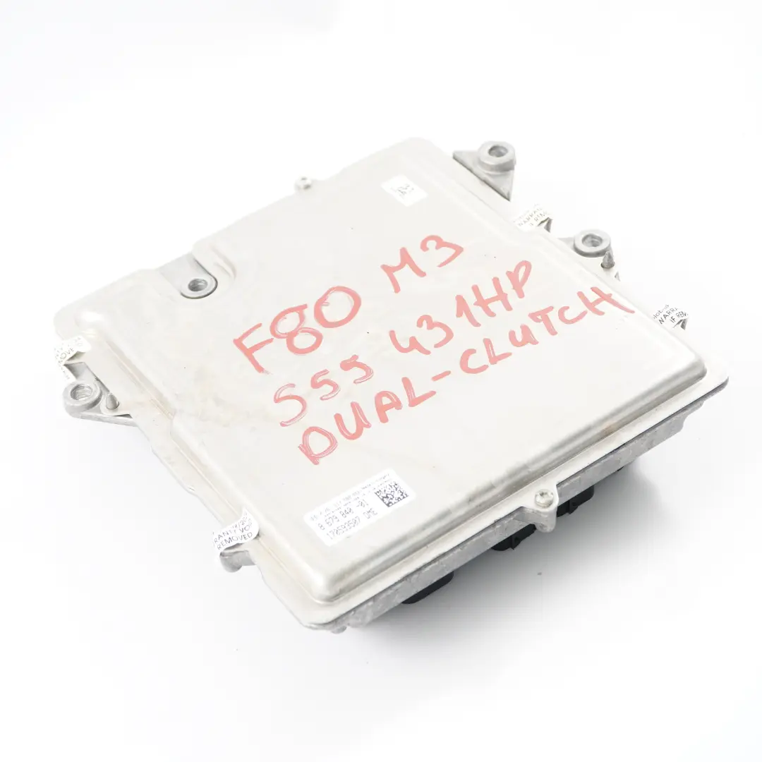 431CV Module unité moteur ECU DME Double embrayage pour BMW F80 M3 F82 F83 M4 à propos du numéro de pièce 8679840 BMW F80 M3 F82 F83 M4 431CV Module unité moteur ECU DME Double embrayage - SKU 8679840 - Numéro de pièce 8679840