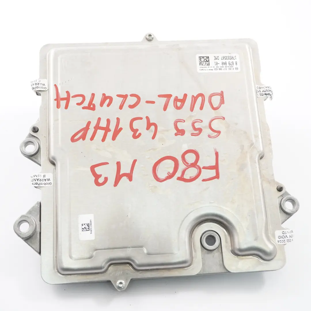 431HP Modulo Unità Motore ECU DME Doppia Frizione per BMW F80 M3 F82 F83 M4 con numero di parte 8679840 BMW F80 M3 F82 F83 M4 431HP Modulo Unità Motore ECU DME Doppia Frizione - SKU 8679840 - Numero di parte 8679840
