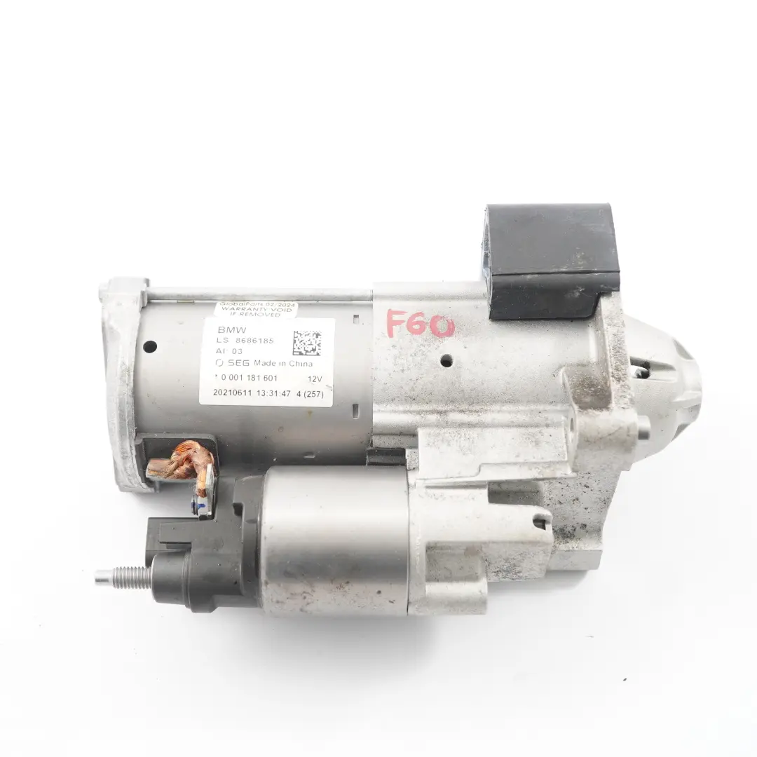 BMW F40 X1 F48 Mini Countryman F60 Engine Starter Motor 12V - SKU 8686185 - Part number 8686185