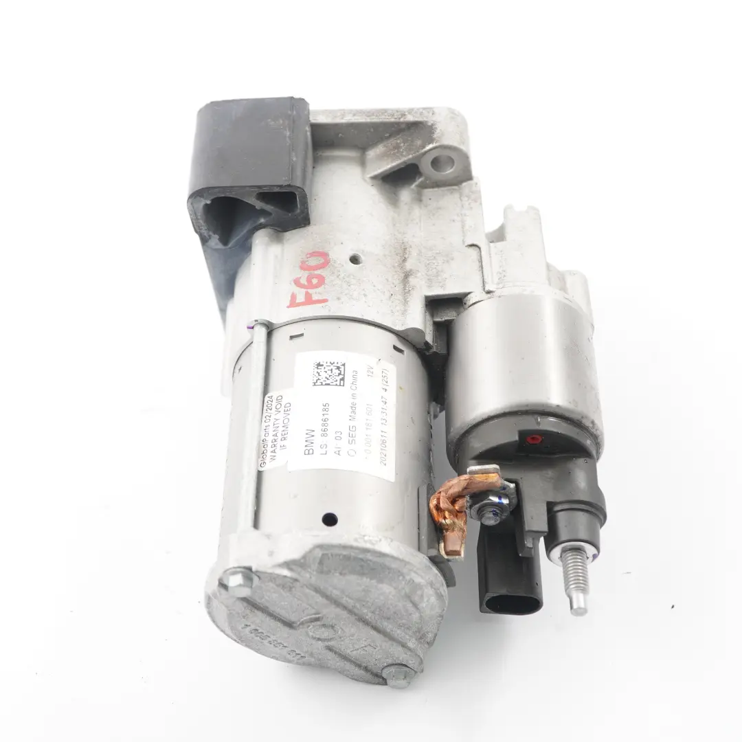 BMW F40 X1 F48 Mini Countryman F60 Motor Anlasser 12V - SKU 8686185 - Teilenummer 8686185