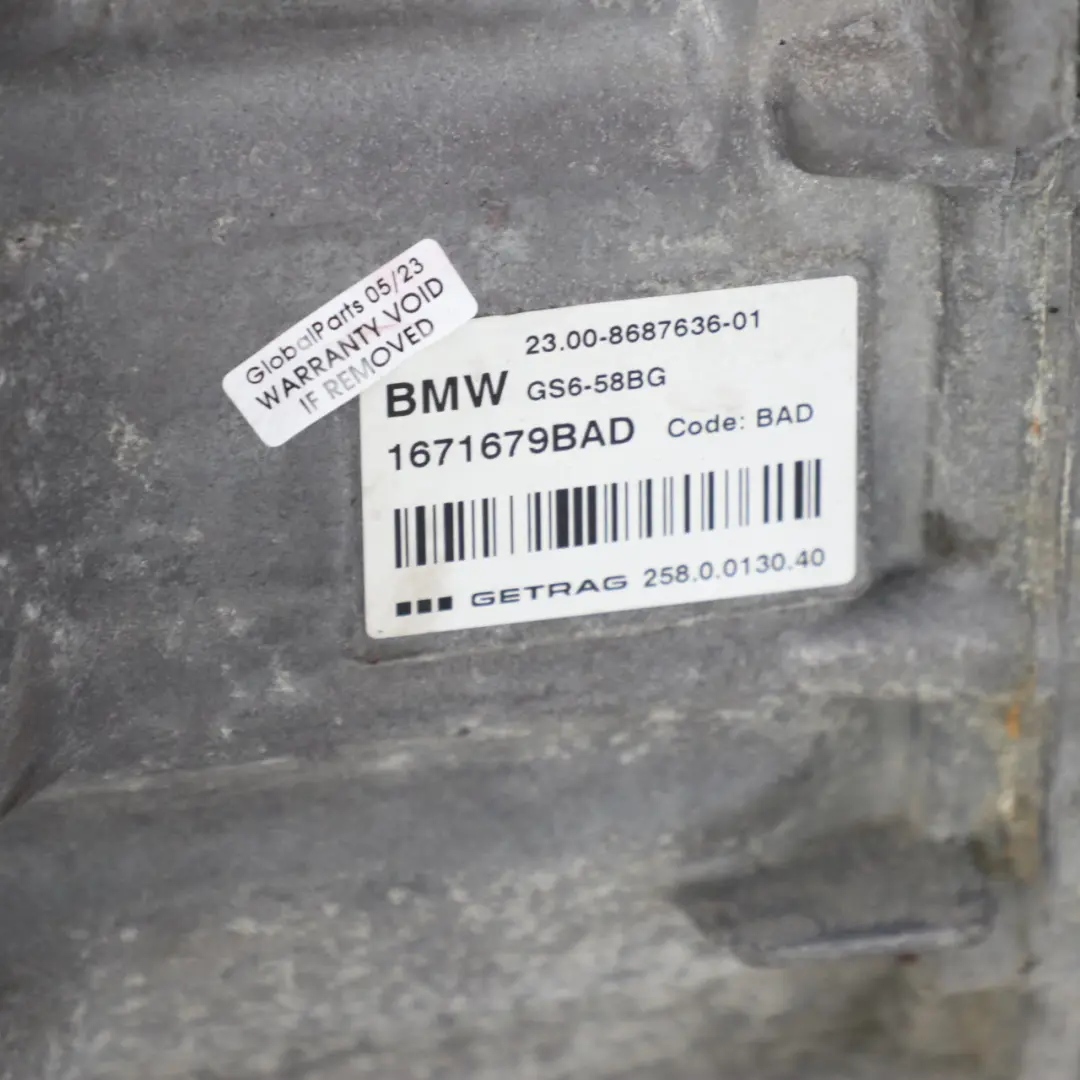 B38B B38C Boîte de vitesses manuelle BAD GARANTIE pour Mini Cooper F55 F56 à propos du numéro de pièce 8687636 Mini Cooper F55 F56 B38B B38C Boîte de vitesses manuelle BAD GARANTIE - SKU 8687636 - Numéro de pièce 8687636
